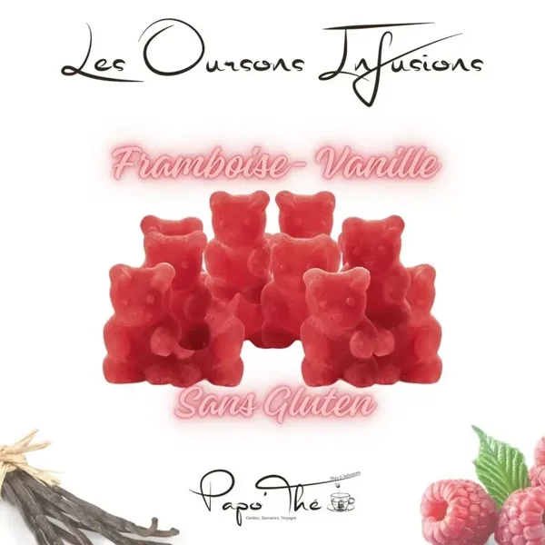 Raspberry – Vanilla Infusion Tea Bears