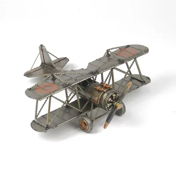 Retro Metal Airplane Model 20cm