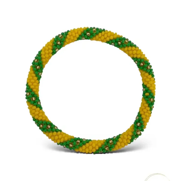 Nepalese geelgroene armband