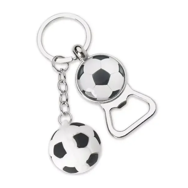 Soccer Ball Keychain & Bottle Opener