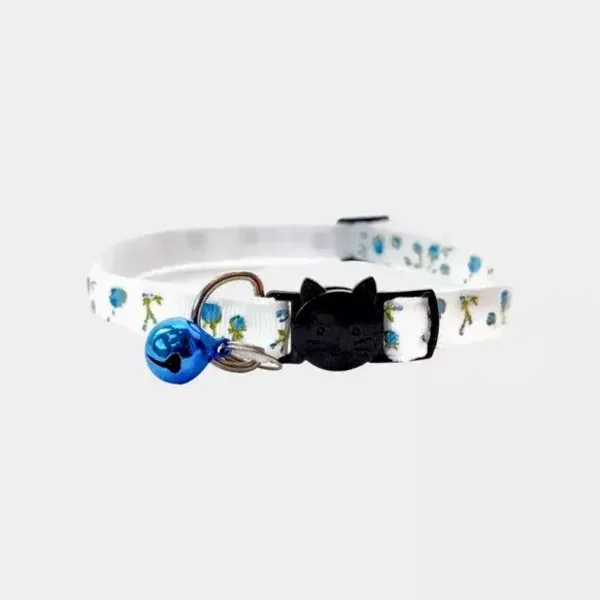 Katten halsband Bloemen