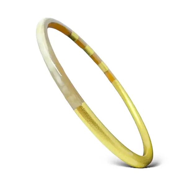 Gouden armbanden van buffelhoorn - armbanden uit Vietnam