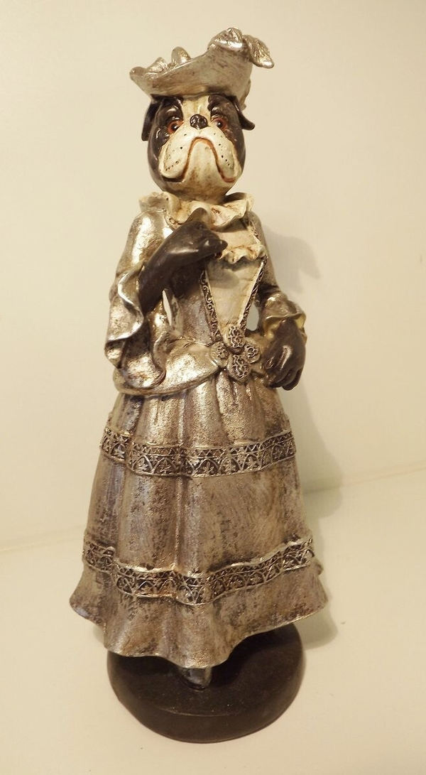 Dandy Lady-Dog Polyresin