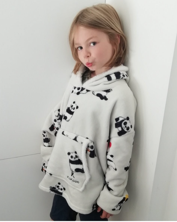 Panda Kinder Sweatplaid