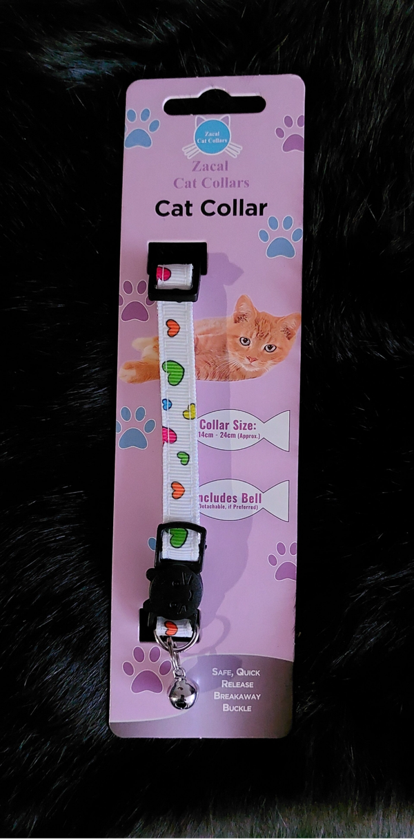 Katten halsband hartjes 2