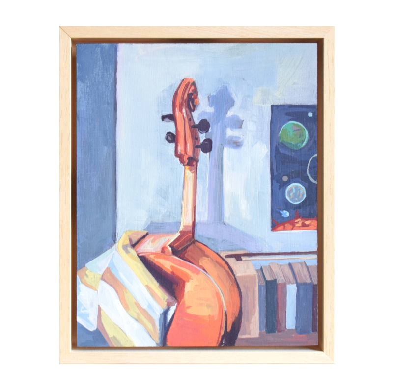 Max's cello - schilderij