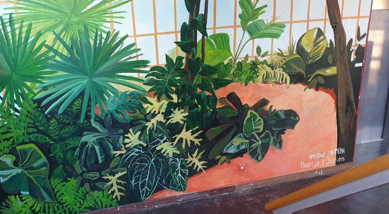 Maartje I Jansen, muurschildering in Kampen