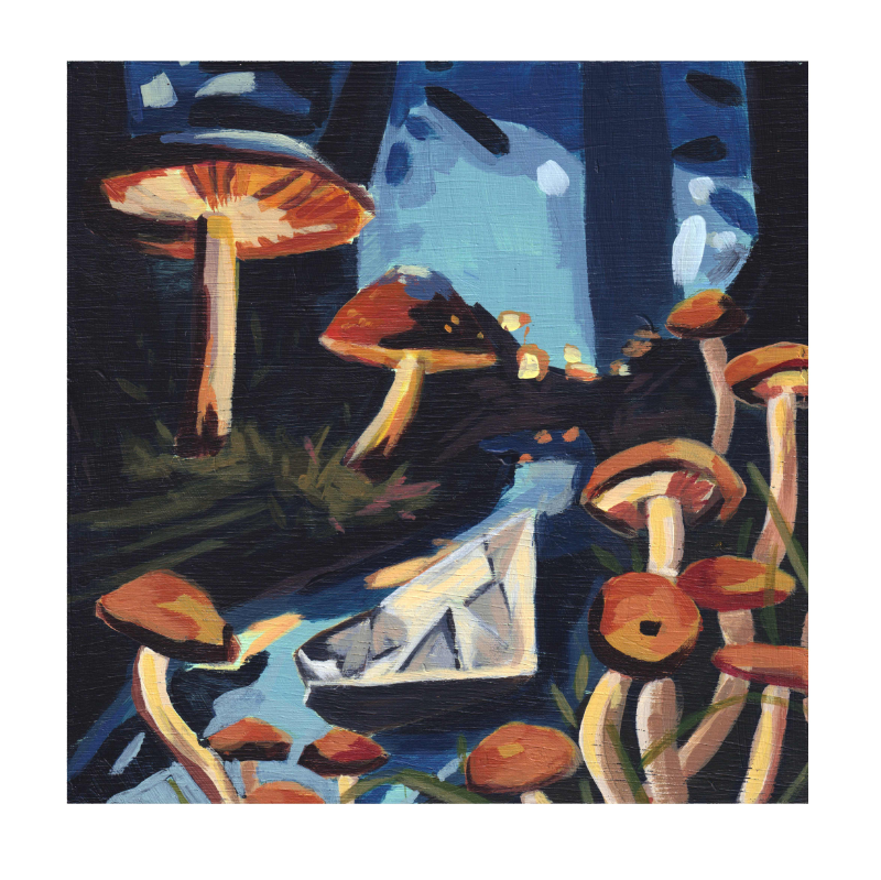 Klein bootavontuur - schilderij