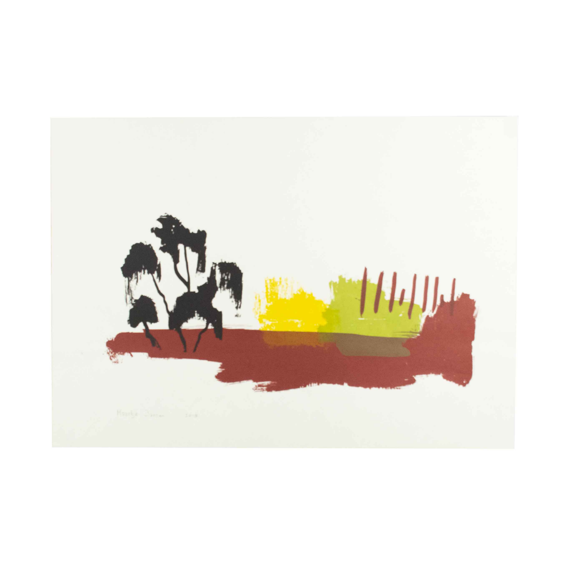 Gezeefdrukt landschap 5