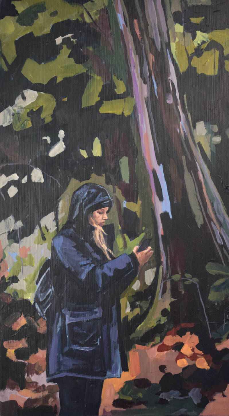 Schilderij 'verdwaald' Maartje I Jansen