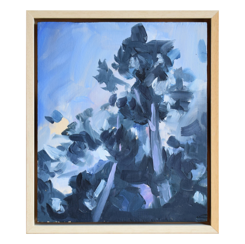 Toen het donker werd - schilderij