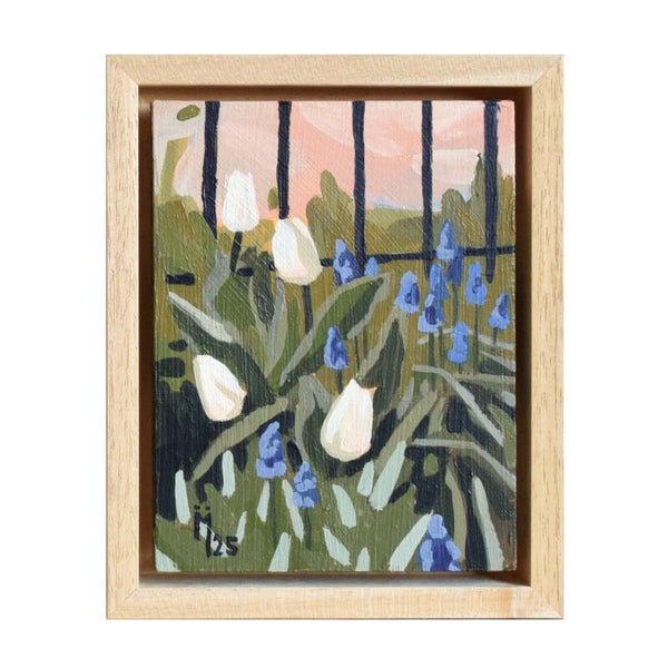 Voorjaarstuin - schilderij (mini)