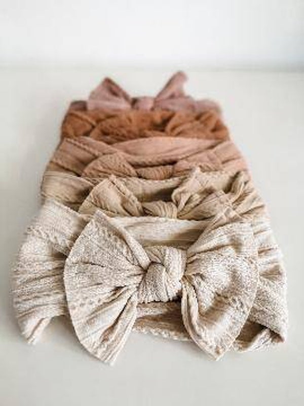 Haarband kabel strik - off white