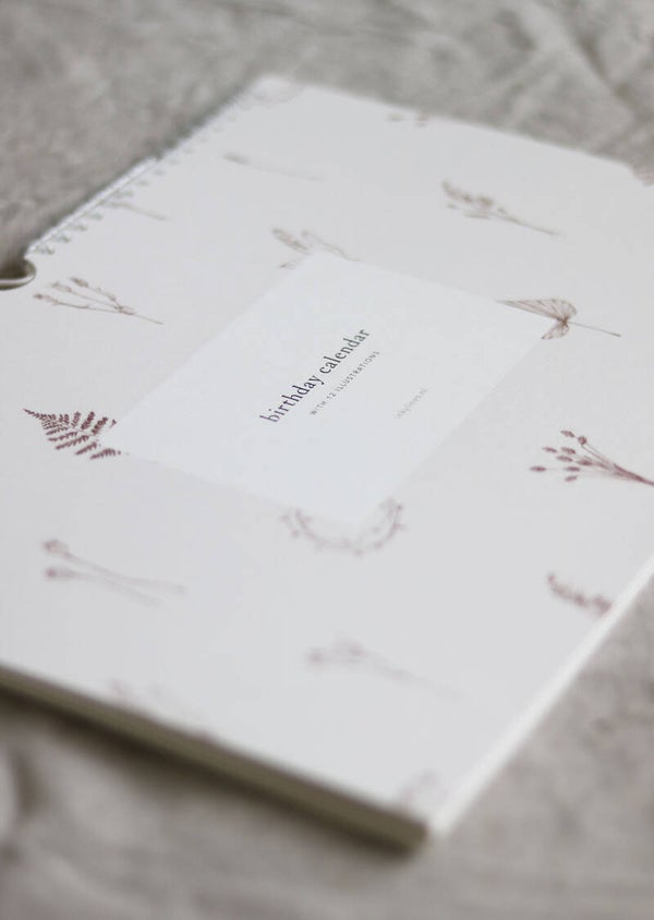 Verjaardagskalender - Botanisch