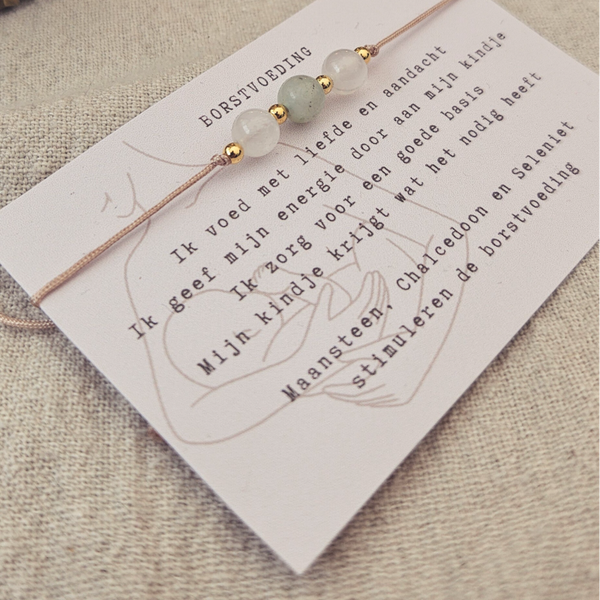 Edelsteen armbandje | Borstvoeding