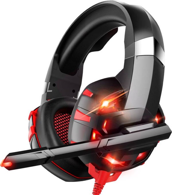 gaming headset Strex Gaming Headset met Microfoon Rood - PC + PS4 + PS5 + Xbox One + Xbox Series
