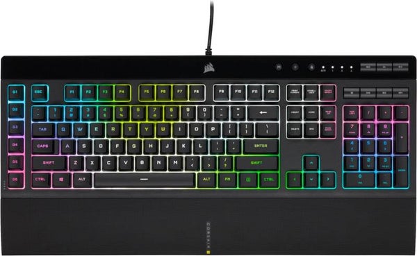gaming toetsenbord Corsair K55 RGB Pro XT Qwerty Gaming Toetsenbord - Zwart