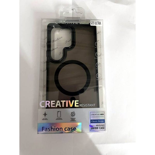 Creative Fashion Case MagSafe - Samsung Galaxy S25 Ultra (zwart)