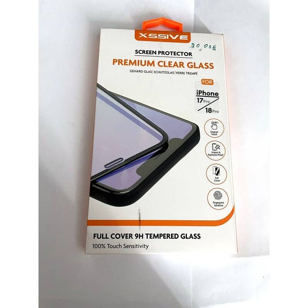 Xssive Premium Clear Glass screenprotector - iPhone 17 Pro / 18 Pro