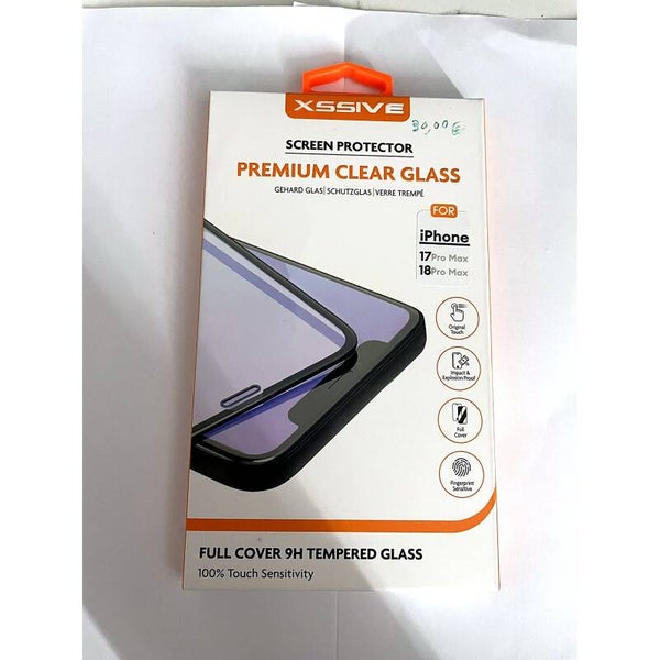 Xssive Premium Clear Glass screenprotector - iPhone 17 Pro Max / 18 Pro Max
