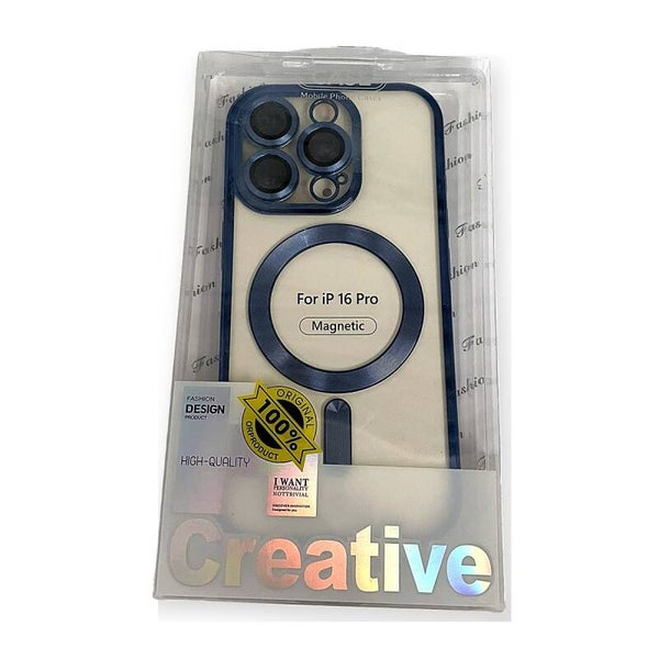 Creative Fashion Case MagSafe - iPhone 16 Pro blauw