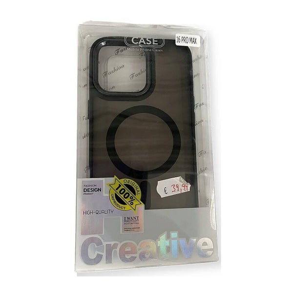Creative Fashion Case MagSafe - iPhone 16 Pro Max zwart