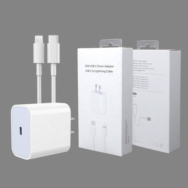 20 Watt USB C Power Adapter USB C To Lightning Cable