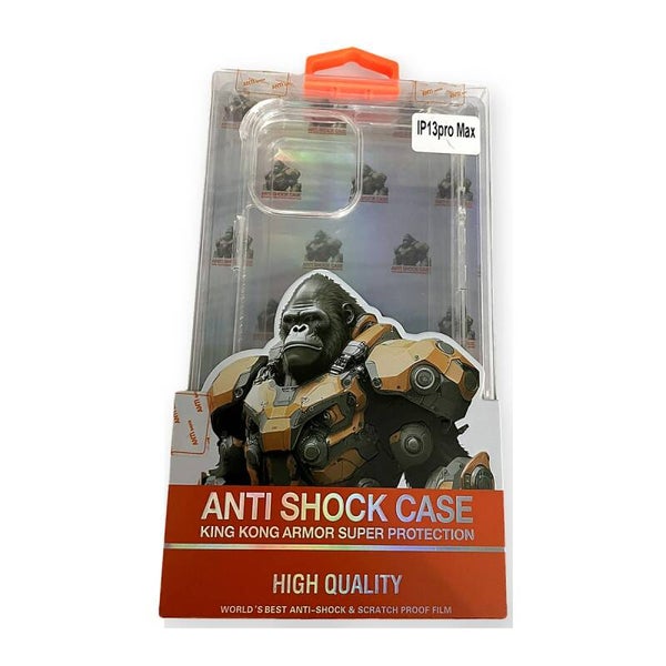 Anti Shock Case King Kong Armor - iPhone 13 Pro Max transparant
