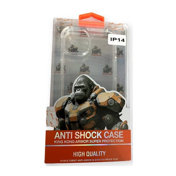 Anti Shock Case King Kong Armor - iPhone 14 transparant