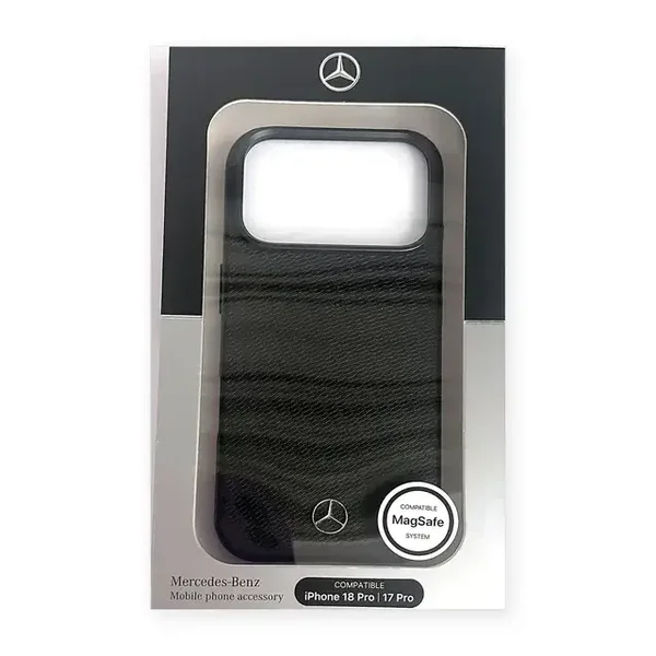 Mercedes-Benz MagSafe hoesje zwart – iPhone 17 Pro