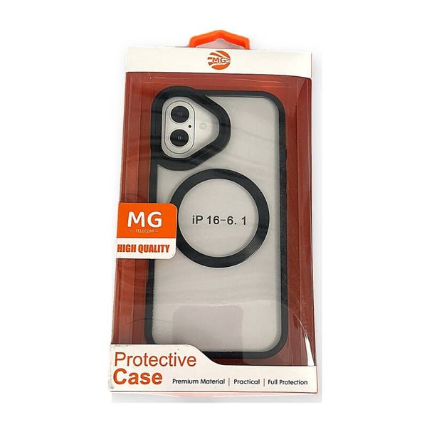 MG Protective Case MagSafe - iPhone 16 zwart