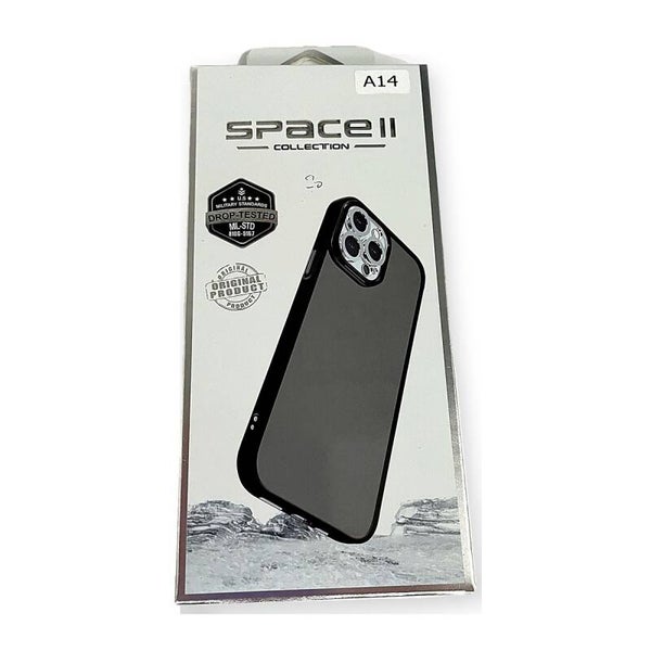 Space II Collection Case - Samsung Galaxy A14 zwart