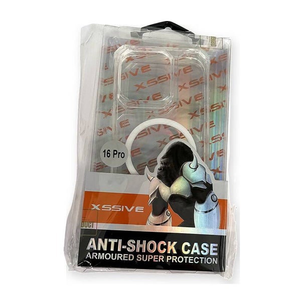 Xssive Anti-Shock Case MagSafe - iPhone 16 Pro transparant