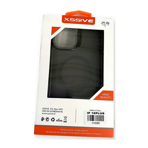 Xssive MagSafe Case - iPhone 16 Plus zwart