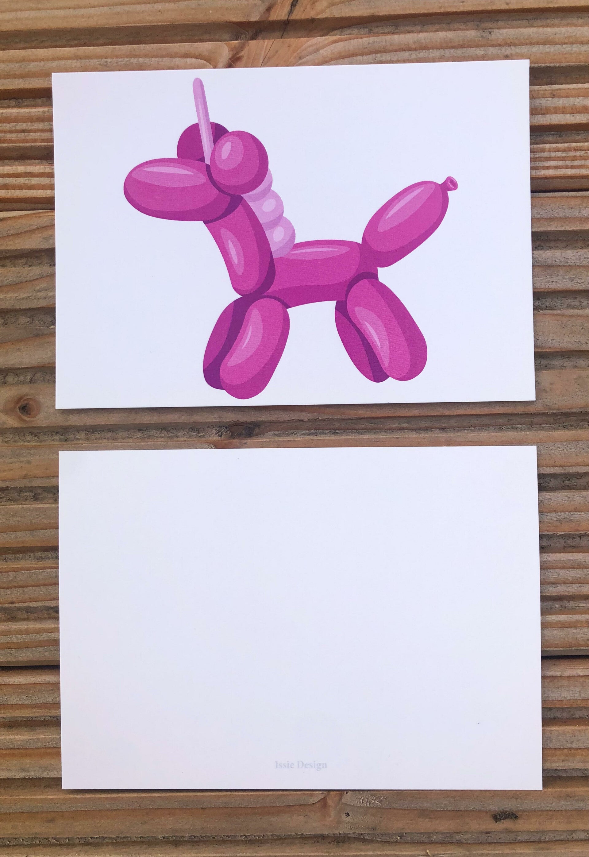 Kaart | Ballon eenhoorn