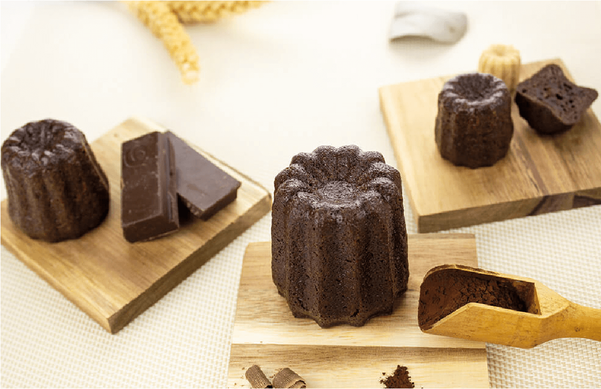 Canelé au chocolat
