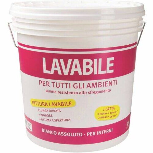 Pittura Lavabile per interni 5 L
