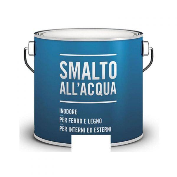 Smalto all'acqua Inodore per Ferro e Legno Int/Est 2 lt