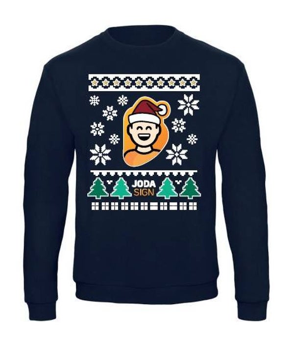 Klassieke design | kersttrui met eigen logo