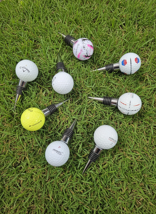 "The Hole in One" wine stopper