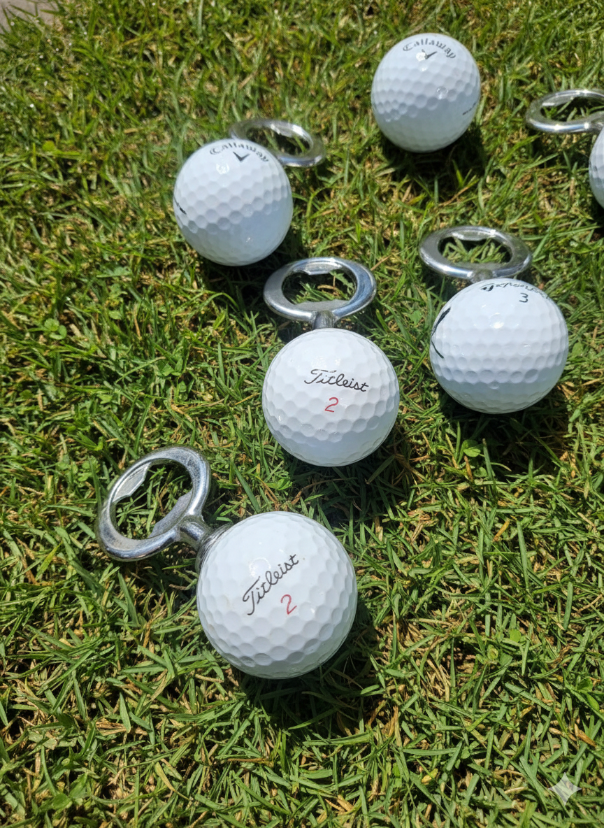 "The Hole in One" bottle opener