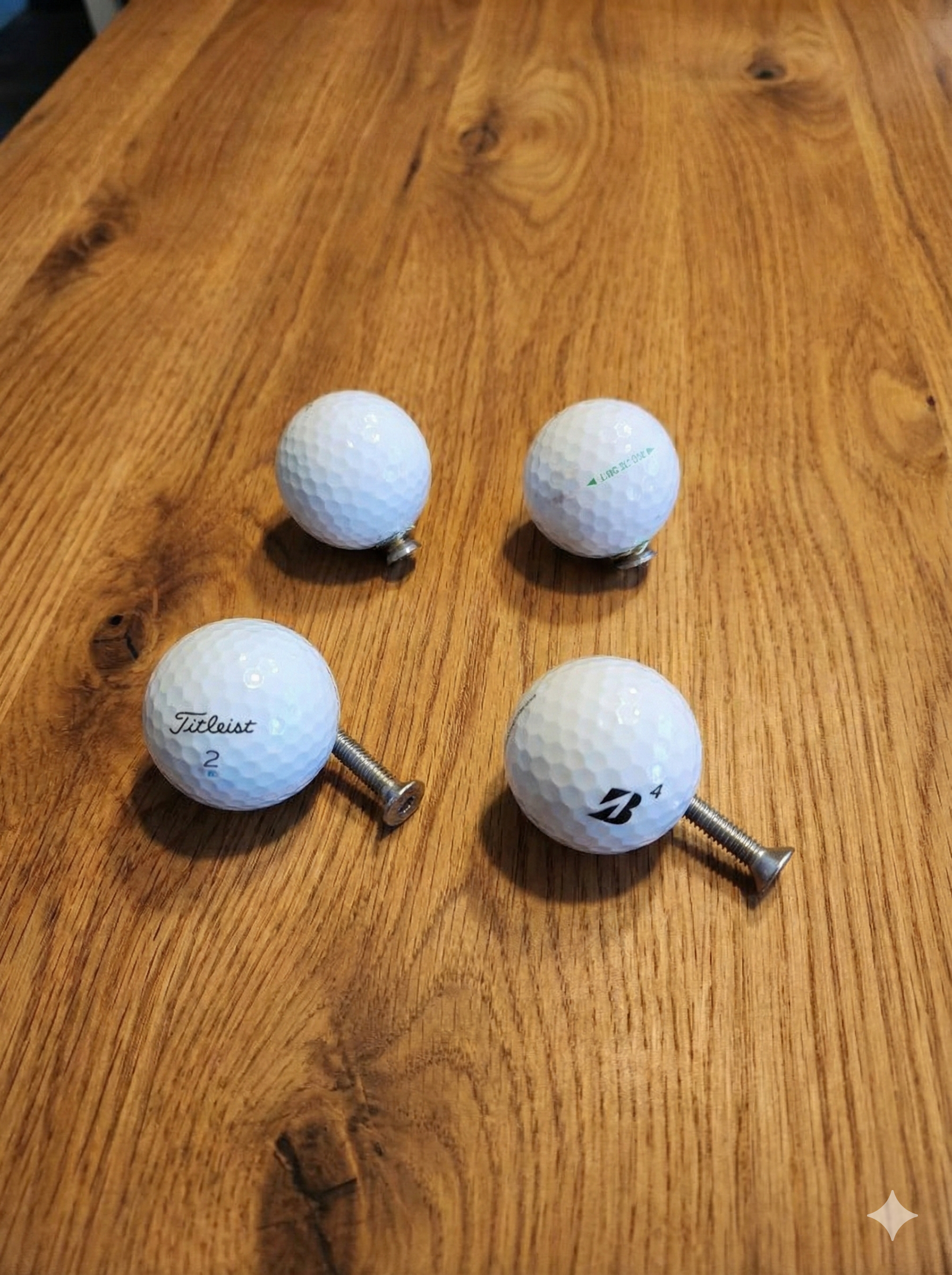 "The Birdie Ball" cabinet knobs