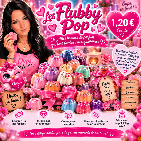 Les Flubby pop / fondants parfumés en gel 100ml