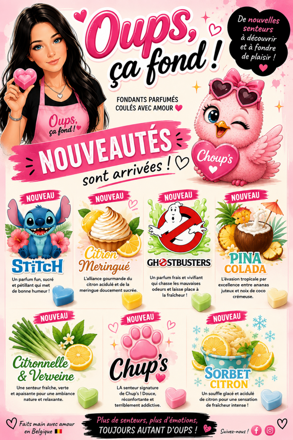 Fondants parfumés Nouveautés !!