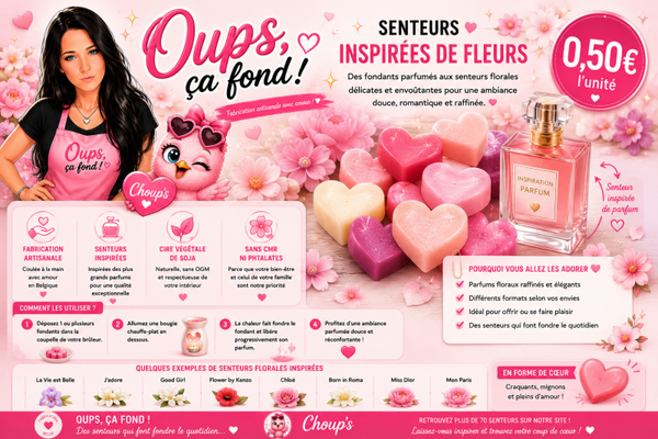 Fondants parfumés Fleuris