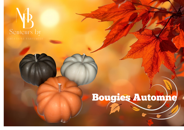 Bougie décorative citrouille 110gr