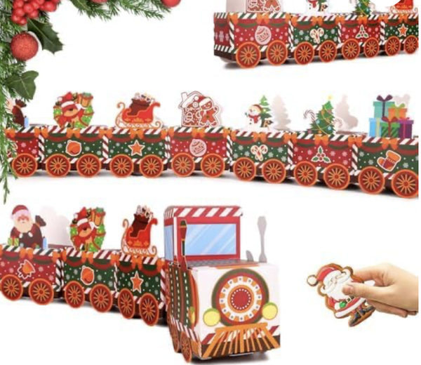 Calendrier Avent Train Noel