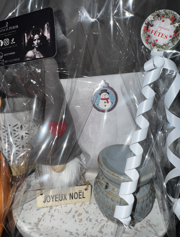 Montage Gnome de Noel Gris