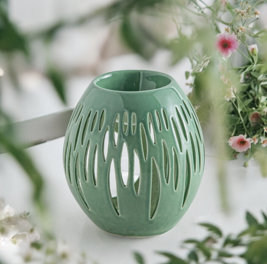 Brûle parfum Ovali olive