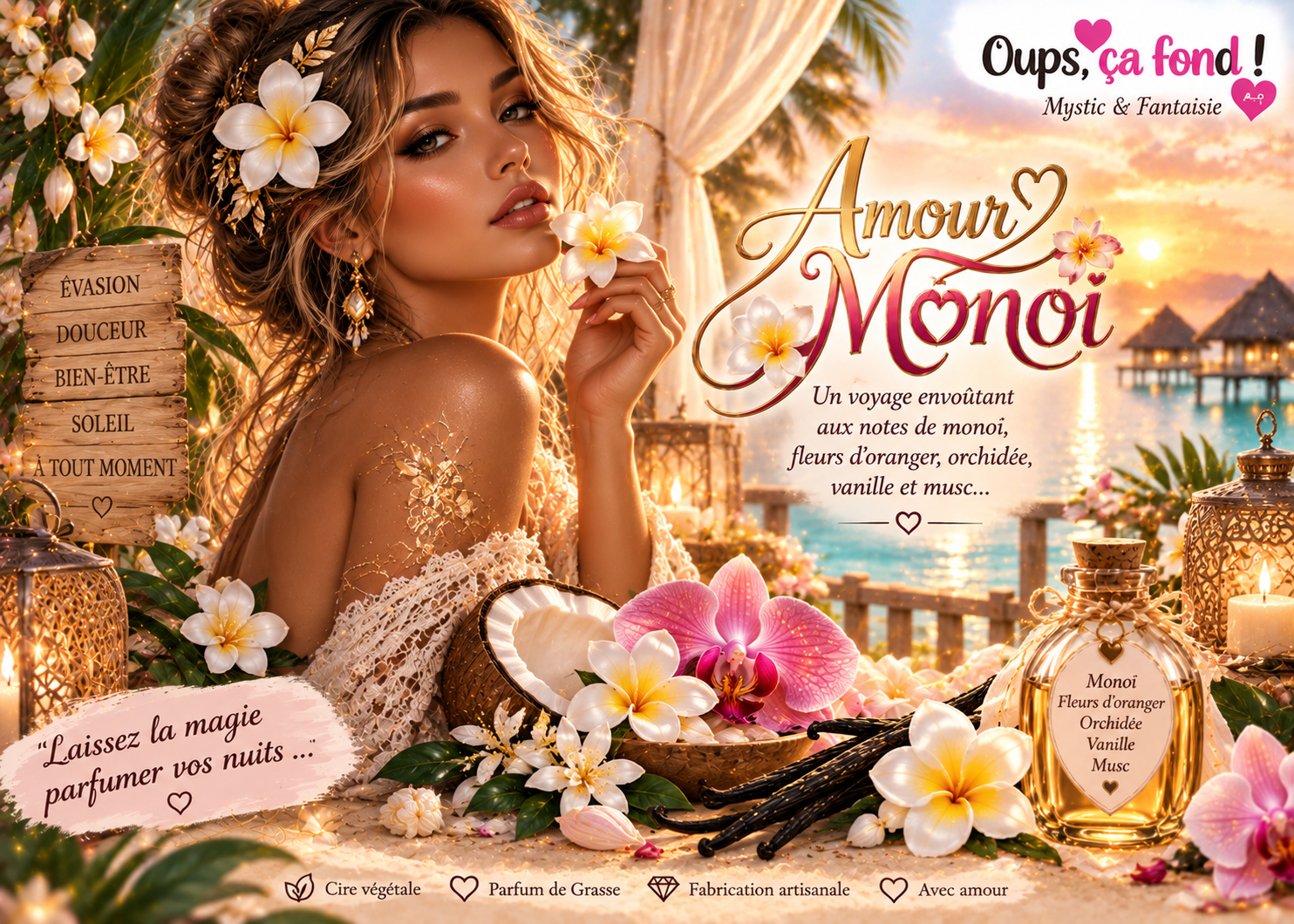 Fondant parfumé Amour Monoï